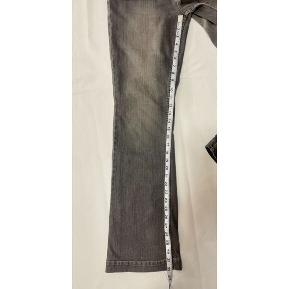 Three 3 Clothing Co Gray Bootcut Stretch Jeans Women’s Size 10 Mid Rise - Picture 7 of 11